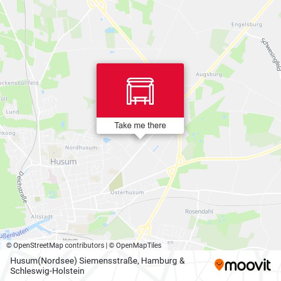 Husum(Nordsee) Siemensstraße map