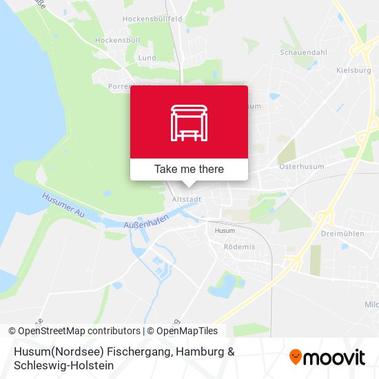 Husum(Nordsee) Fischergang map