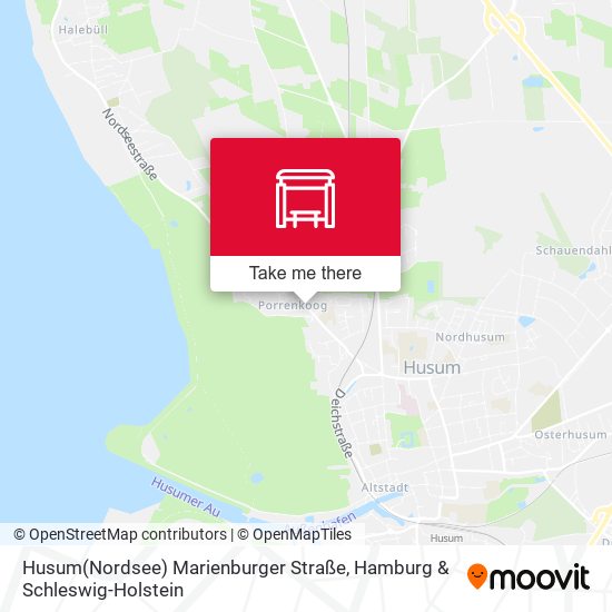 Husum(Nordsee) Marienburger Straße map