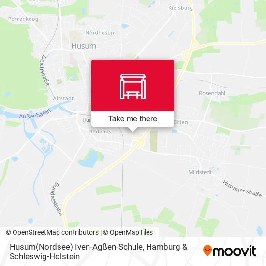 Карта Husum(Nordsee) Iven-Agßen-Schule