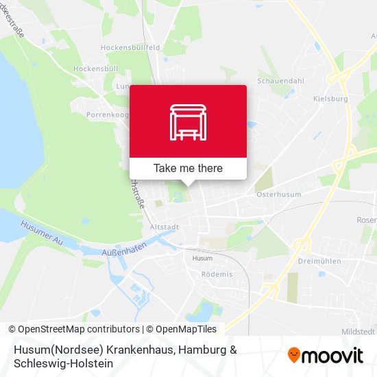 Husum(Nordsee) Krankenhaus map