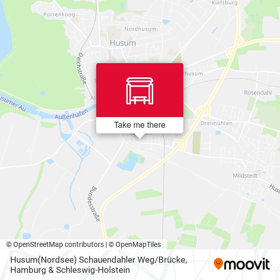 Husum(Nordsee) Schauendahler Weg / Brücke map