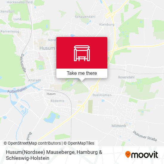 Husum(Nordsee) Mauseberge map