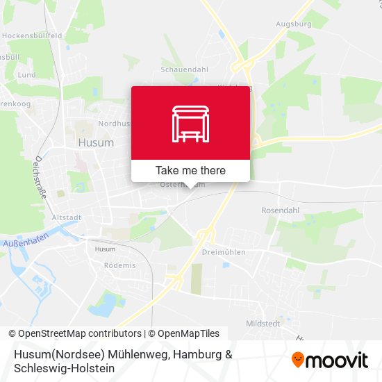 Husum(Nordsee) Mühlenweg map