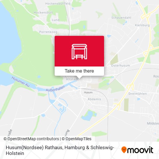 Husum(Nordsee) Rathaus map