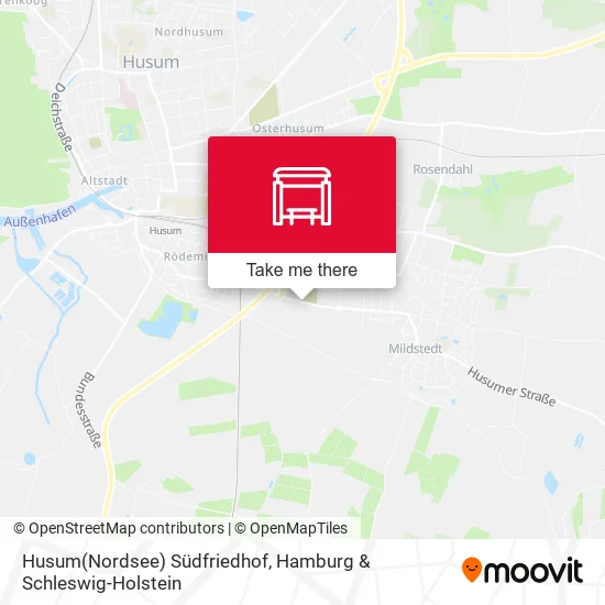 Карта Husum(Nordsee) Südfriedhof
