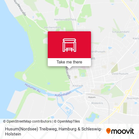 Husum(Nordsee) Treibweg map