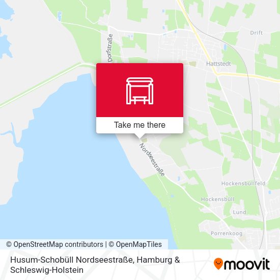 Husum-Schobüll Nordseestraße map