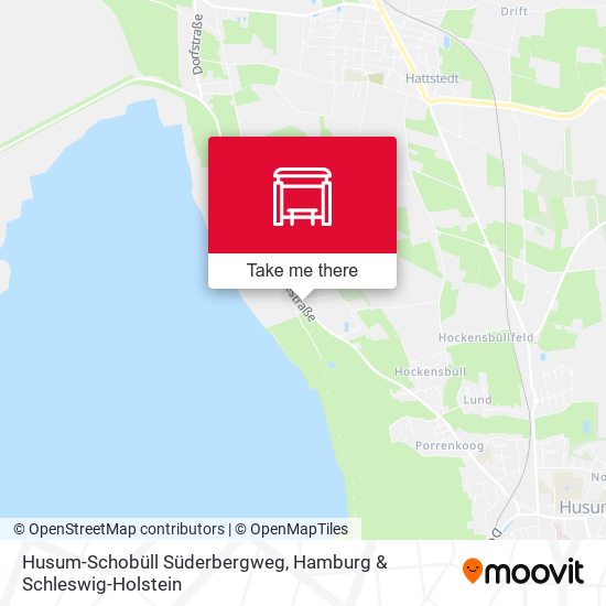 Husum-Schobüll Süderbergweg map