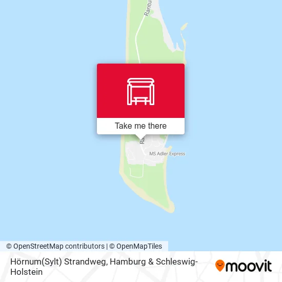 Карта Hörnum(Sylt) Strandweg