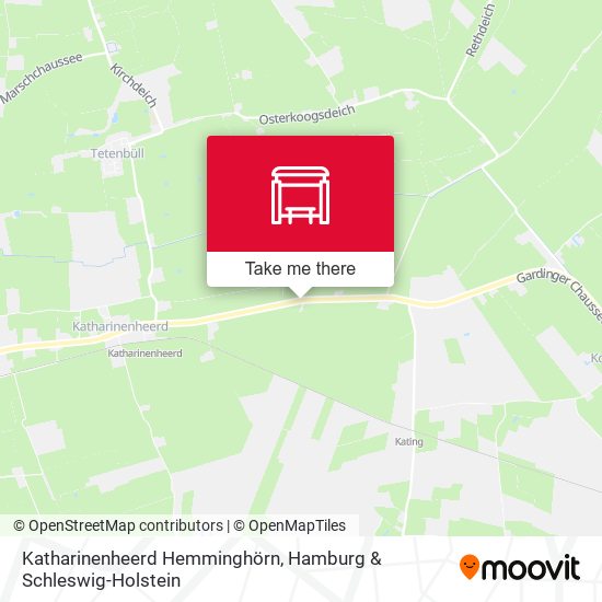 Katharinenheerd Hemminghörn map