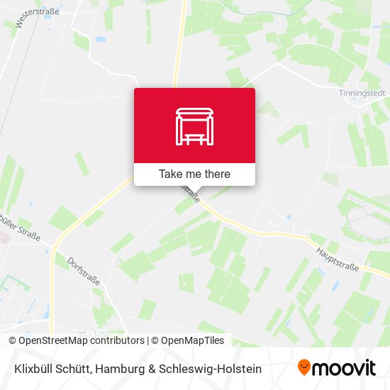 Klixbüll Schütt map