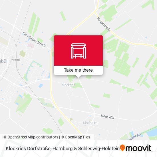 Klockries Dorfstraße map