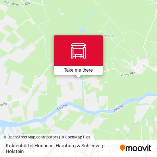 Koldenbüttel Honnens map