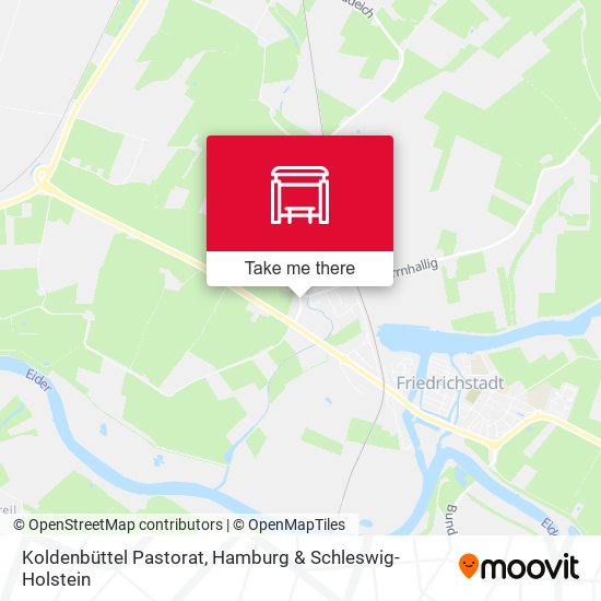 Koldenbüttel Pastorat map