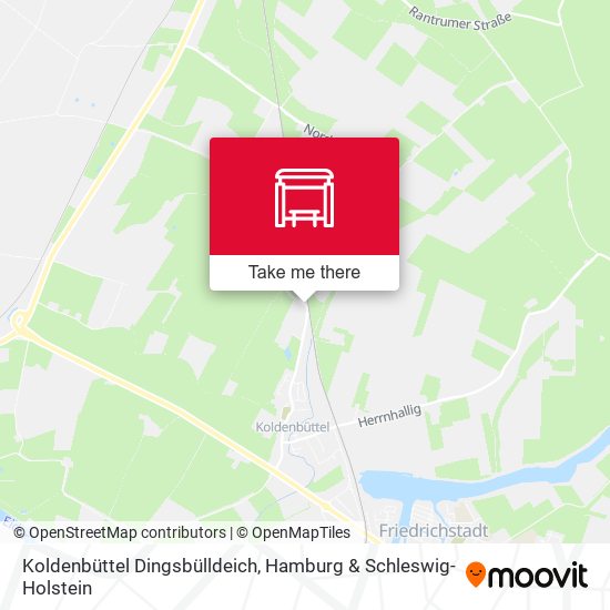 Koldenbüttel Dingsbülldeich map