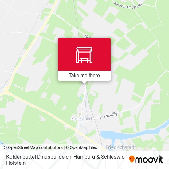 Koldenbüttel Dingsbülldeich map