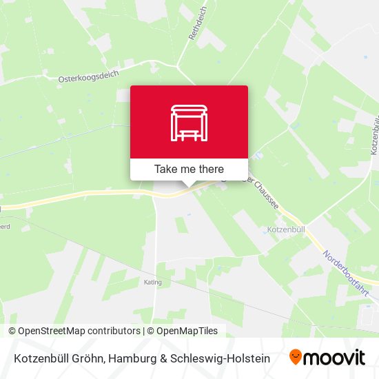 Kotzenbüll Gröhn map