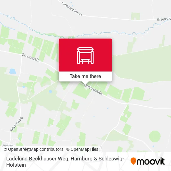 Карта Ladelund Beckhuuser Weg