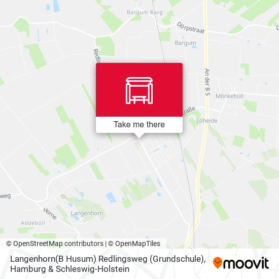 Langenhorn(B Husum) Redlingsweg (Grundschule) map