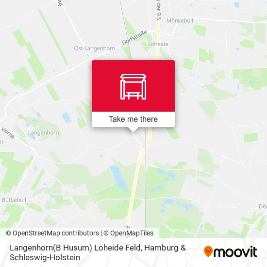 Карта Langenhorn(B Husum) Loheide Feld