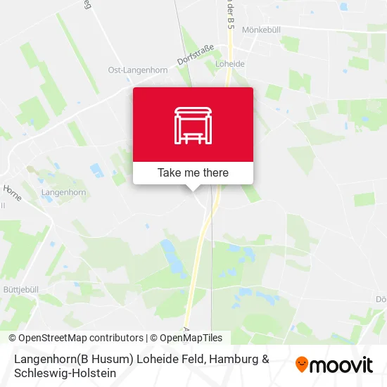 Карта Langenhorn(B Husum) Loheide Feld