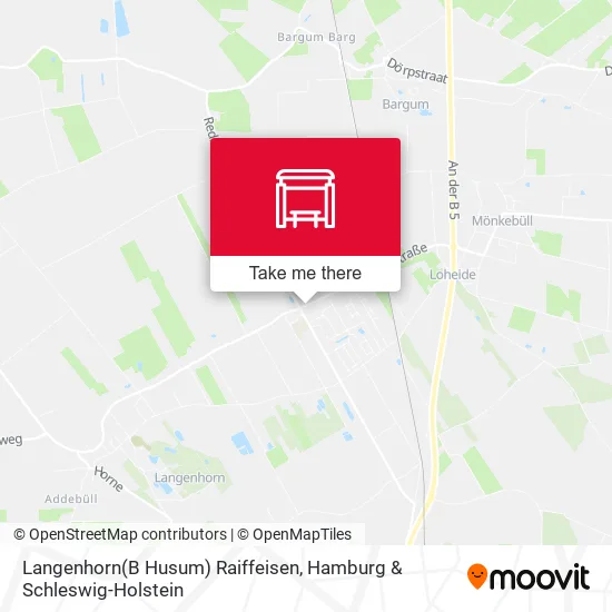 Карта Langenhorn(B Husum) Raiffeisen