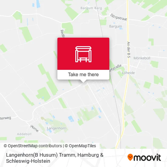 Карта Langenhorn(B Husum) Tramm