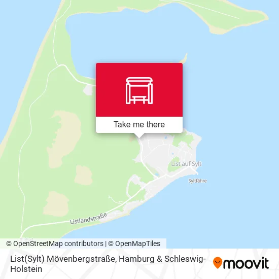 Карта List(Sylt) Mövenbergstraße