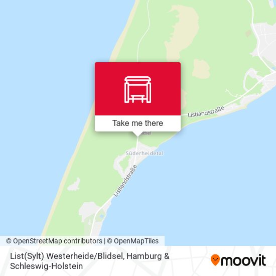 List(Sylt) Westerheide/Blidsel map