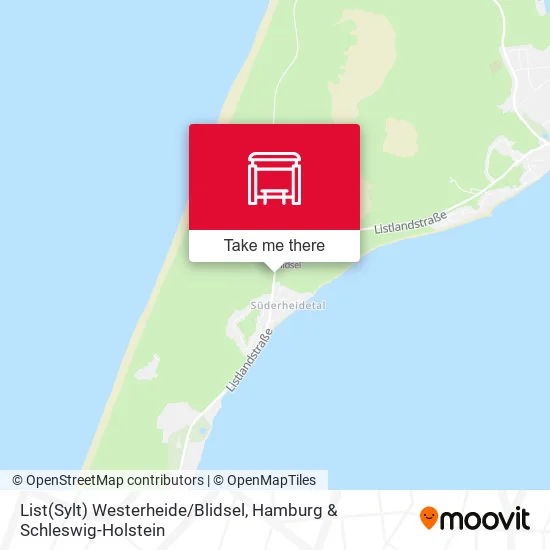 Карта List(Sylt) Westerheide/Blidsel