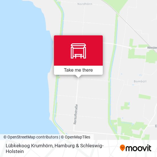 Lübkekoog Krumhörn map