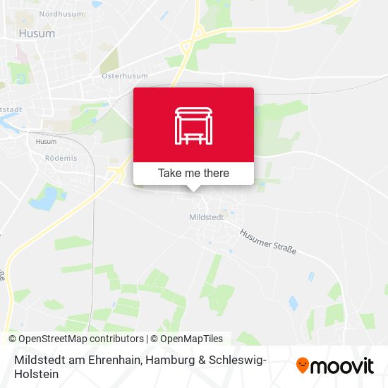 Mildstedt am Ehrenhain map