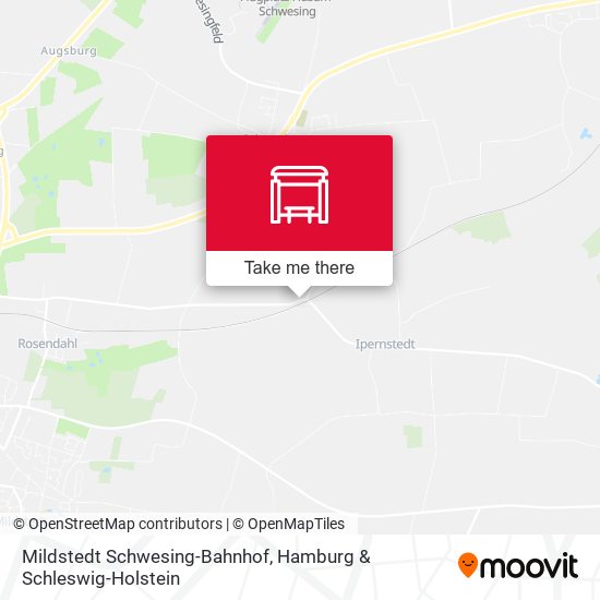 Mildstedt Schwesing-Bahnhof map