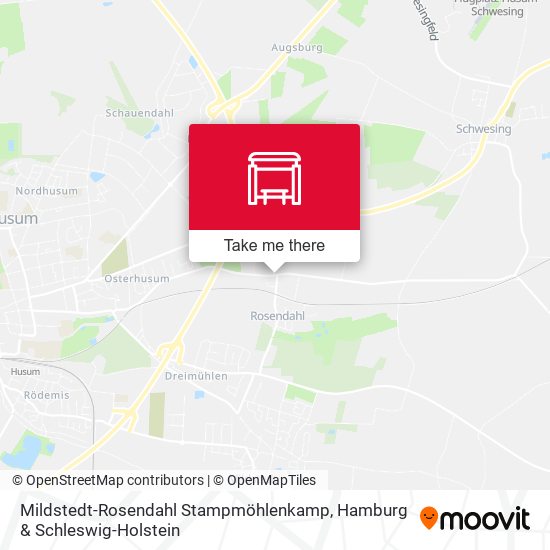 Mildstedt-Rosendahl Stampmöhlenkamp map