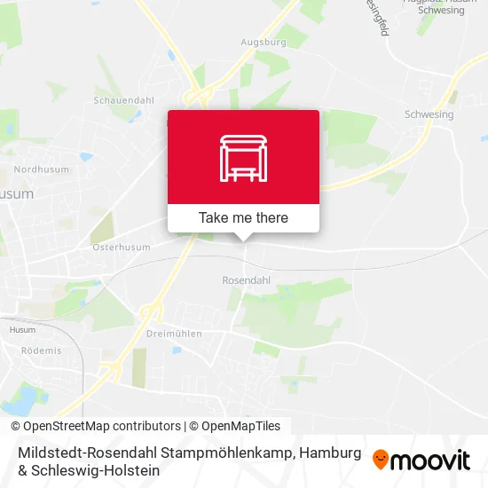 Карта Mildstedt-Rosendahl Stampmöhlenkamp