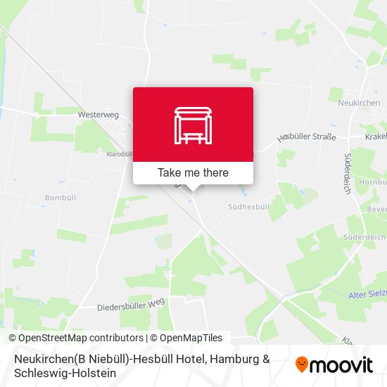Neukirchen(B Niebüll)-Hesbüll Hotel map