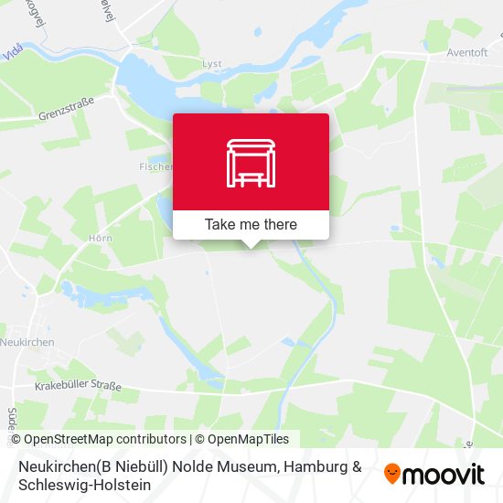 Neukirchen(B Niebüll) Nolde Museum map