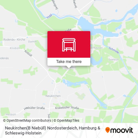 Neukirchen(B Niebüll) Nordosterdeich map