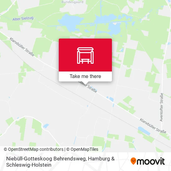 Карта Niebüll-Gotteskoog Behrendsweg