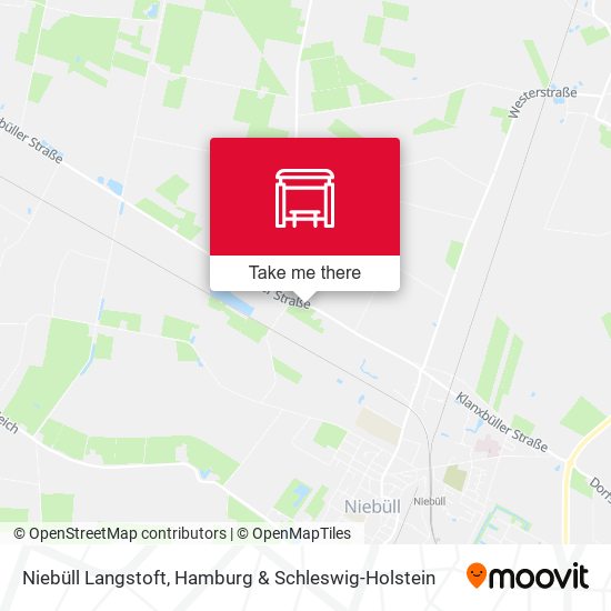 Niebüll Langstoft map
