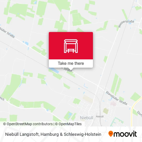 Карта Niebüll Langstoft
