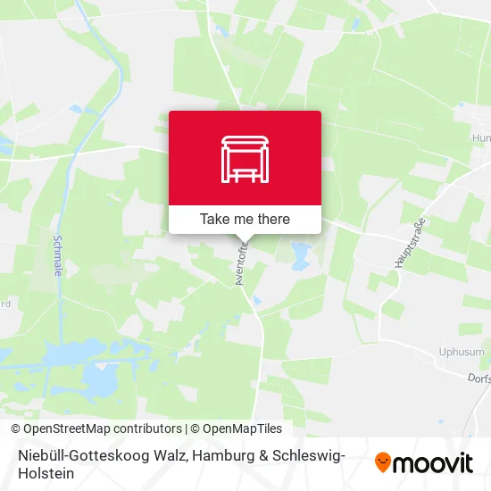 Карта Niebüll-Gotteskoog Walz