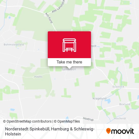 Norderstedt Spinkebüll map