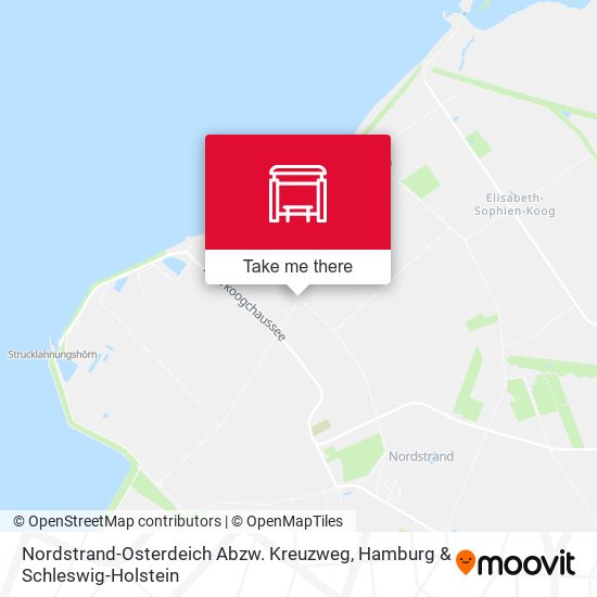 Nordstrand-Osterdeich Abzw. Kreuzweg map
