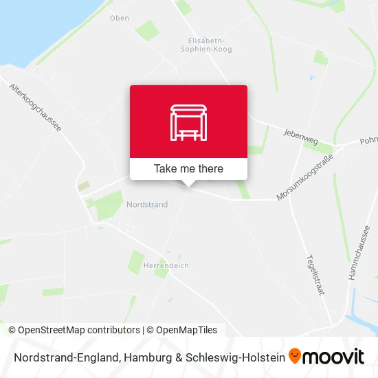 Карта Nordstrand-England