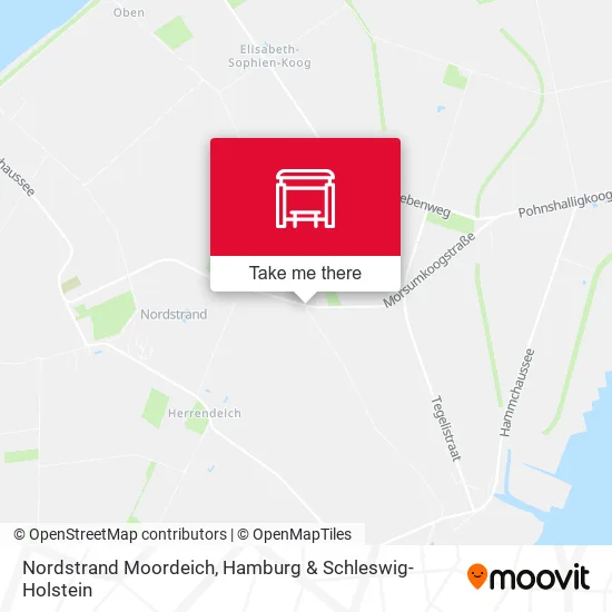 Карта Nordstrand Moordeich