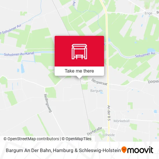Карта Bargum An Der Bahn