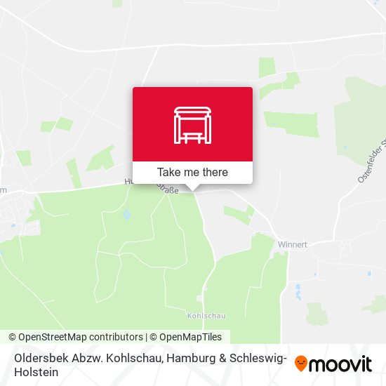 Oldersbek Abzw. Kohlschau map