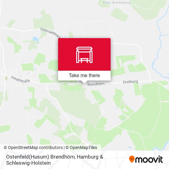 Ostenfeld(Husum) Brendhörn map